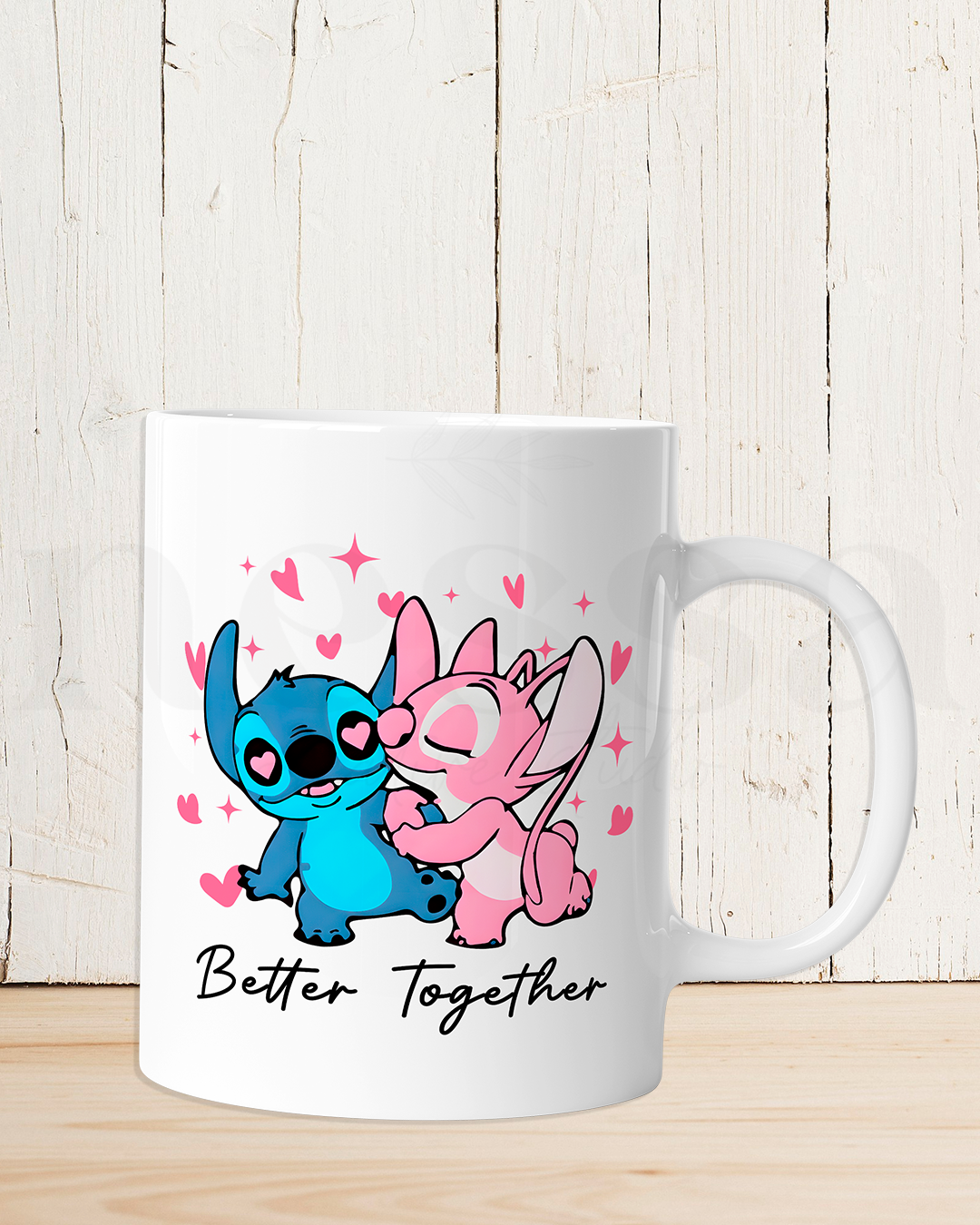 Caneca STITCH & ANGEL TOGETHER