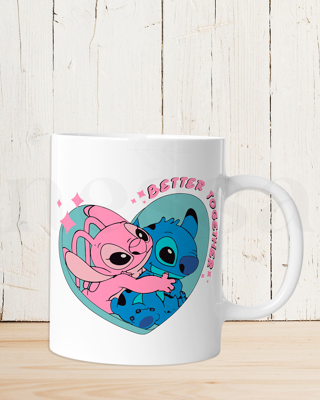 Caneca STITCH & ANGEL