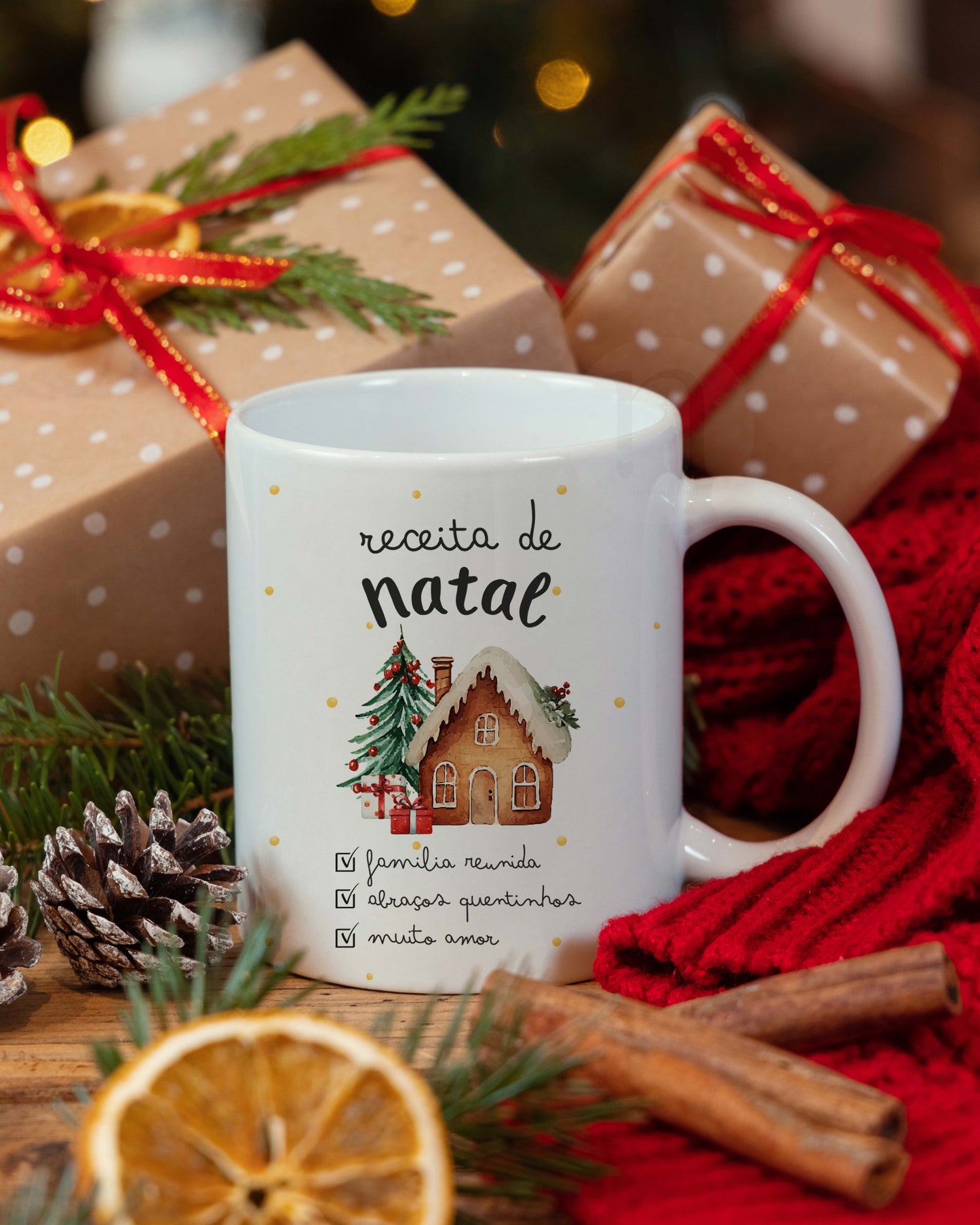 Caneca RECEITA NATAL