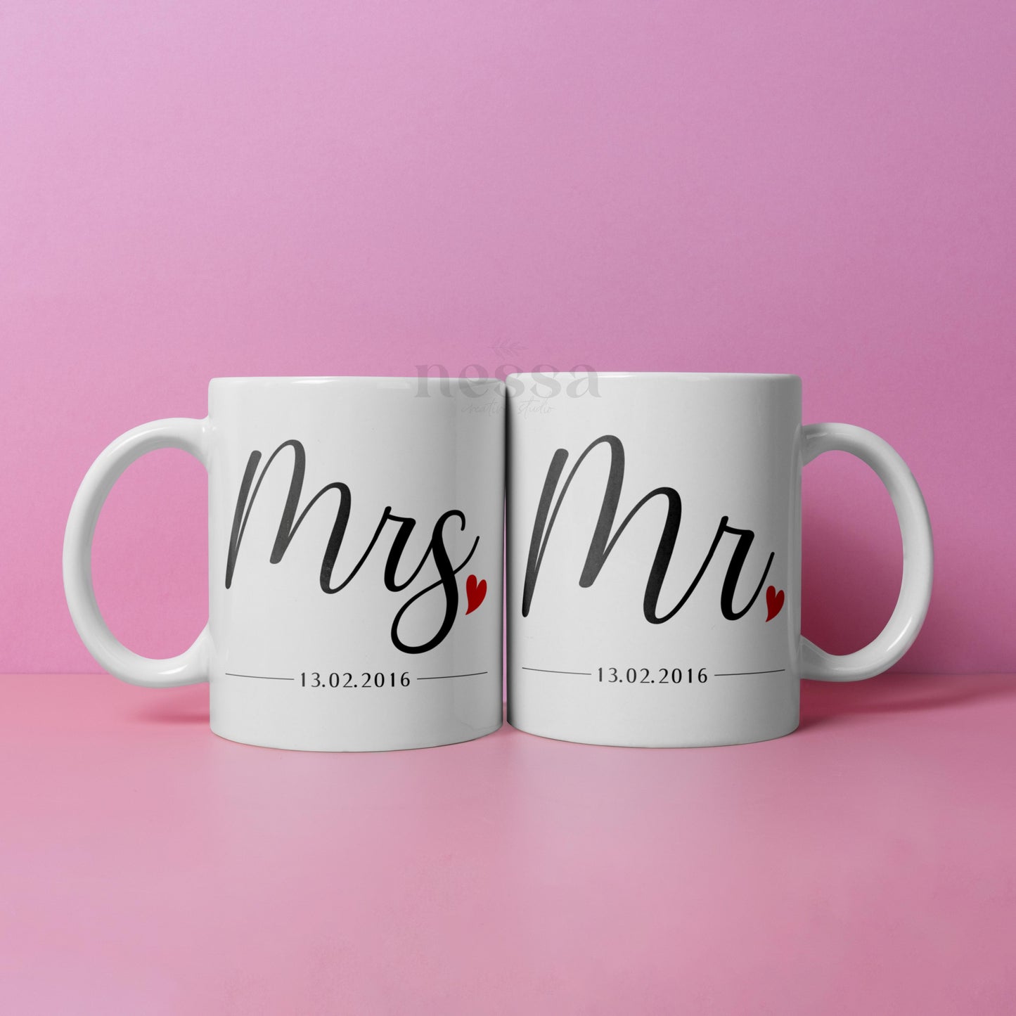 Conj. Canecas MR. + MRS.