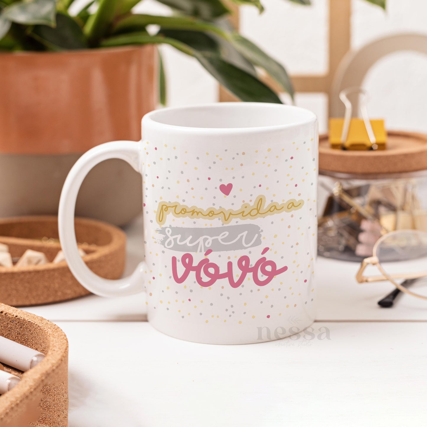 Caneca PROMOVIDA/O VÓVÓ/Ô