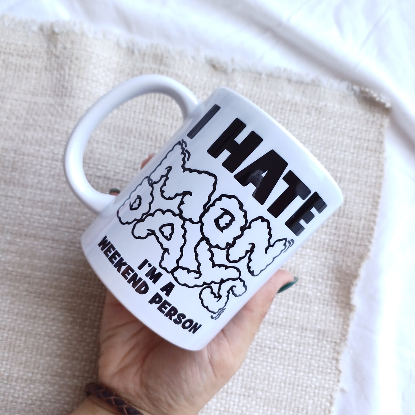 Caneca I HATE MONDAYS