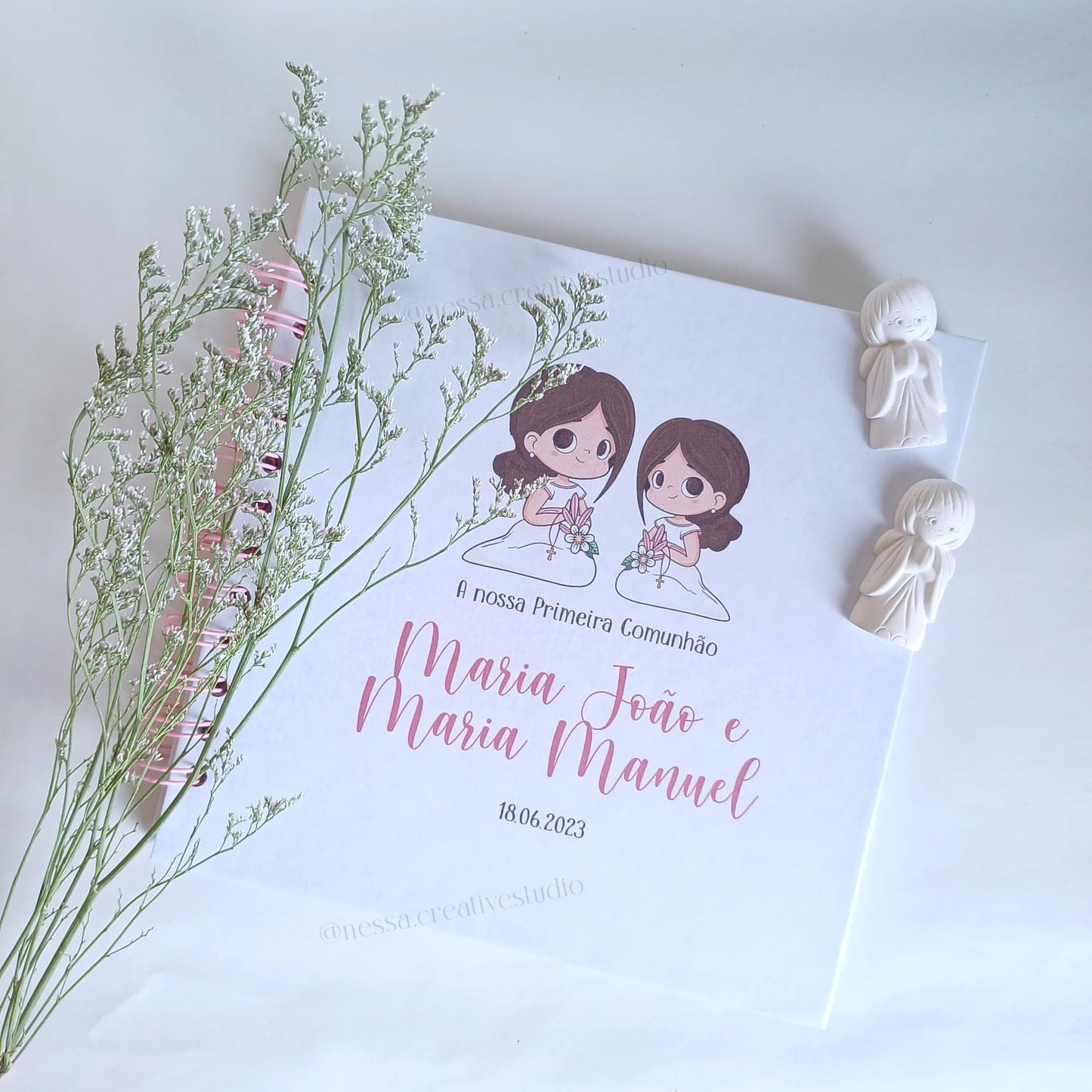 Livro de Honra - Comunhão Rosa