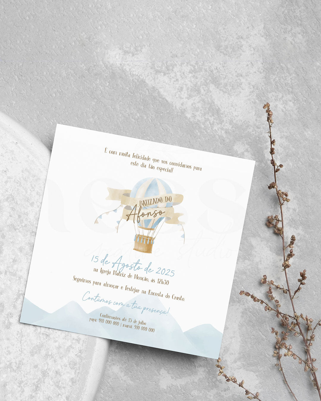 Convite BALÃO QUENTE