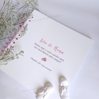 Livro de Honra - Comunhão Rosa