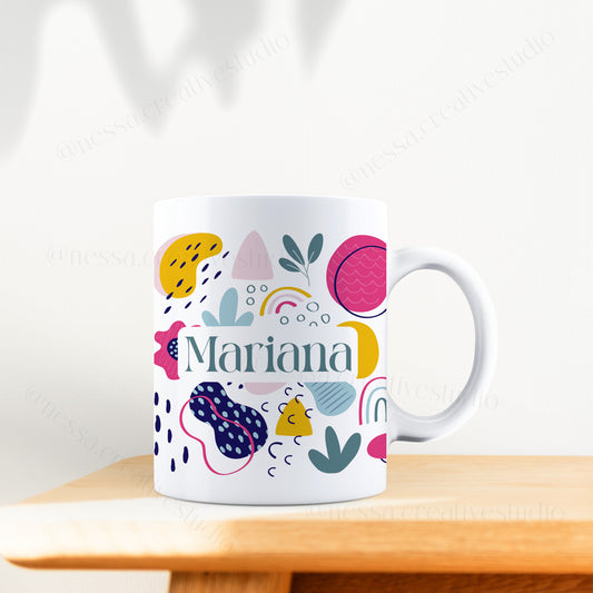 Caneca ABSTRATA (NOME)