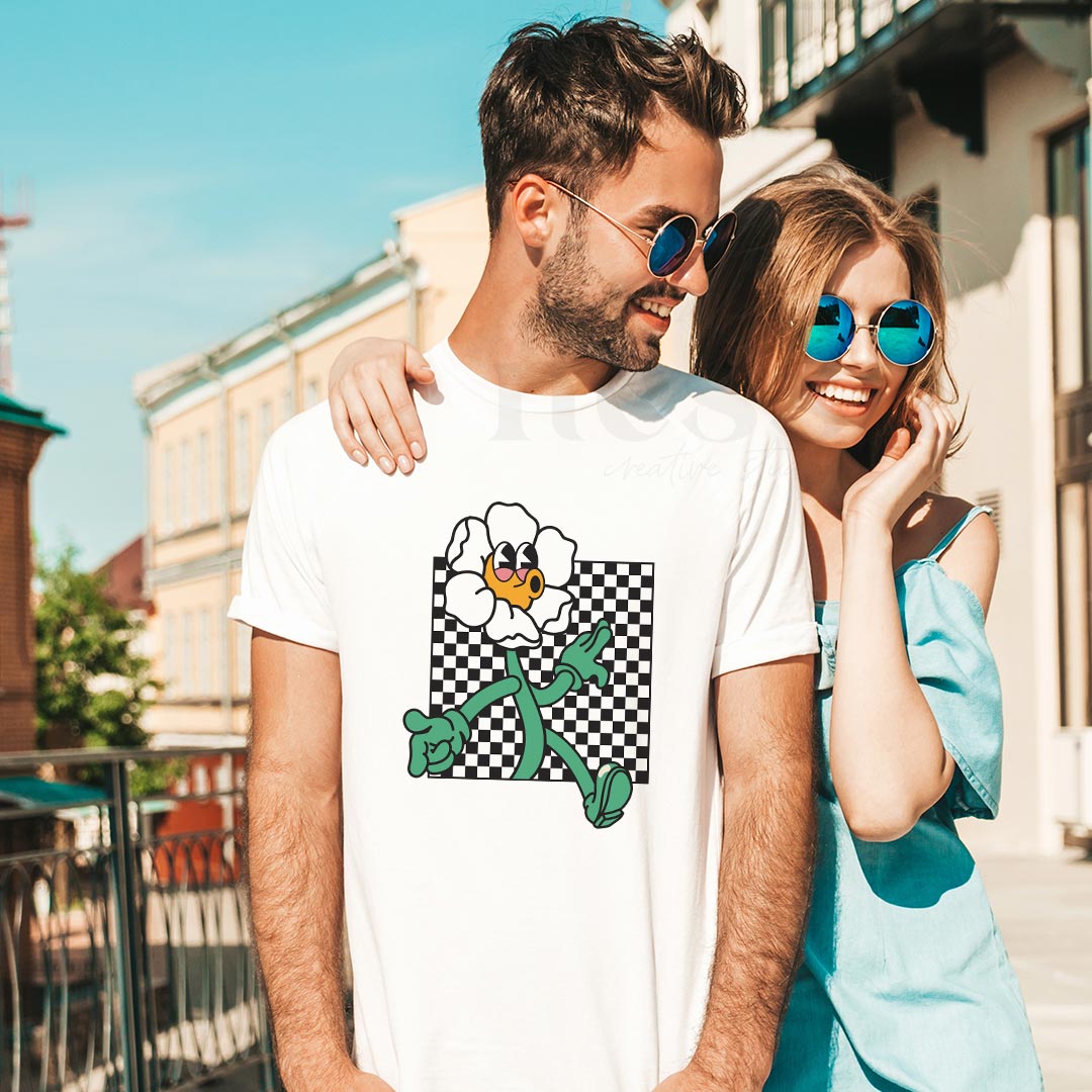 t-shirt WALKING FLOWER