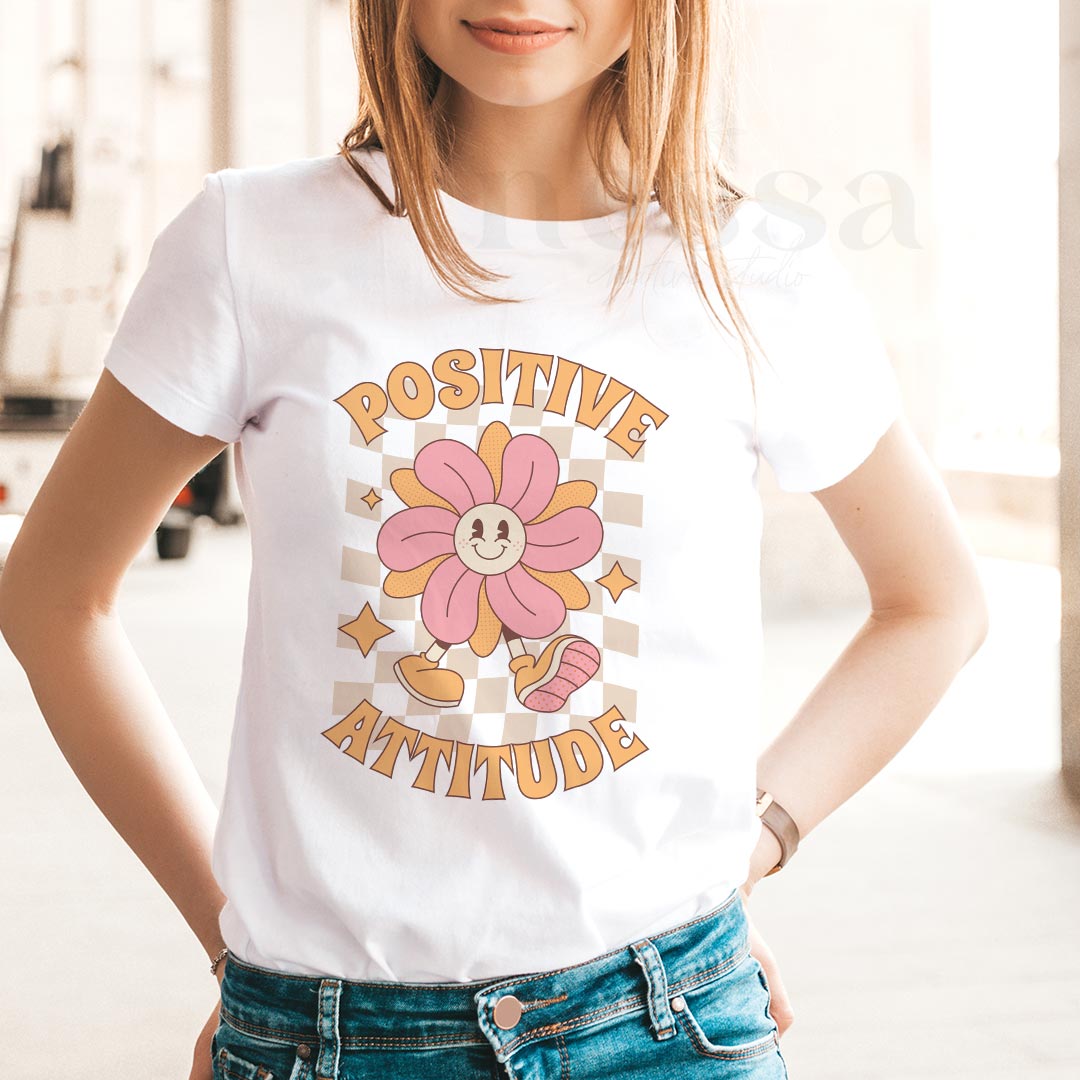 t-shirt POSITIVE ATTITUDE