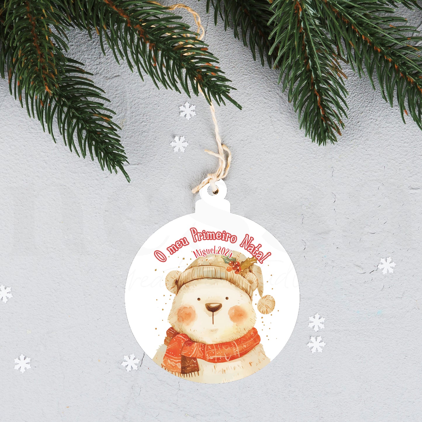 Pendente BOLA PRIMEIRO NATAL