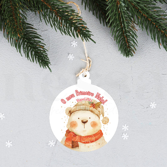 Pendente BOLA PRIMEIRO NATAL