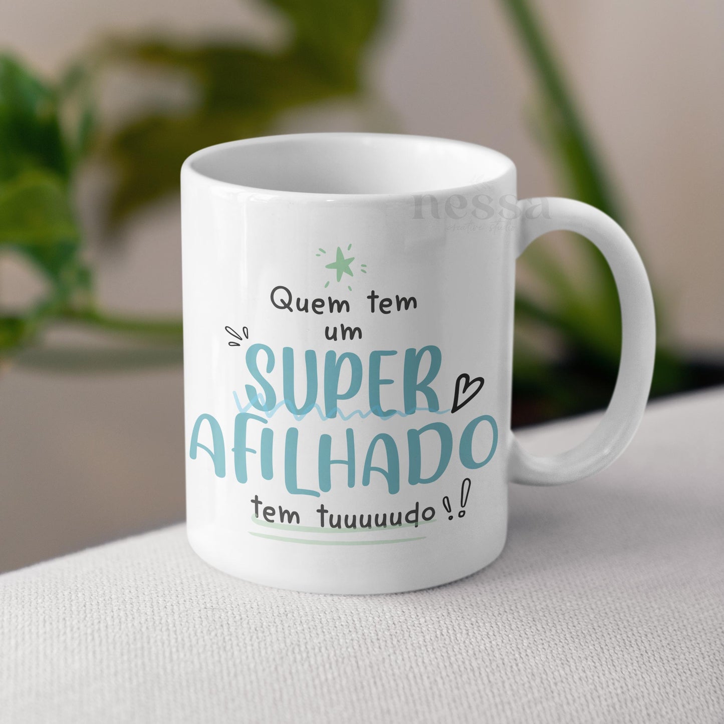 Caneca SUPER AFILHADO/A