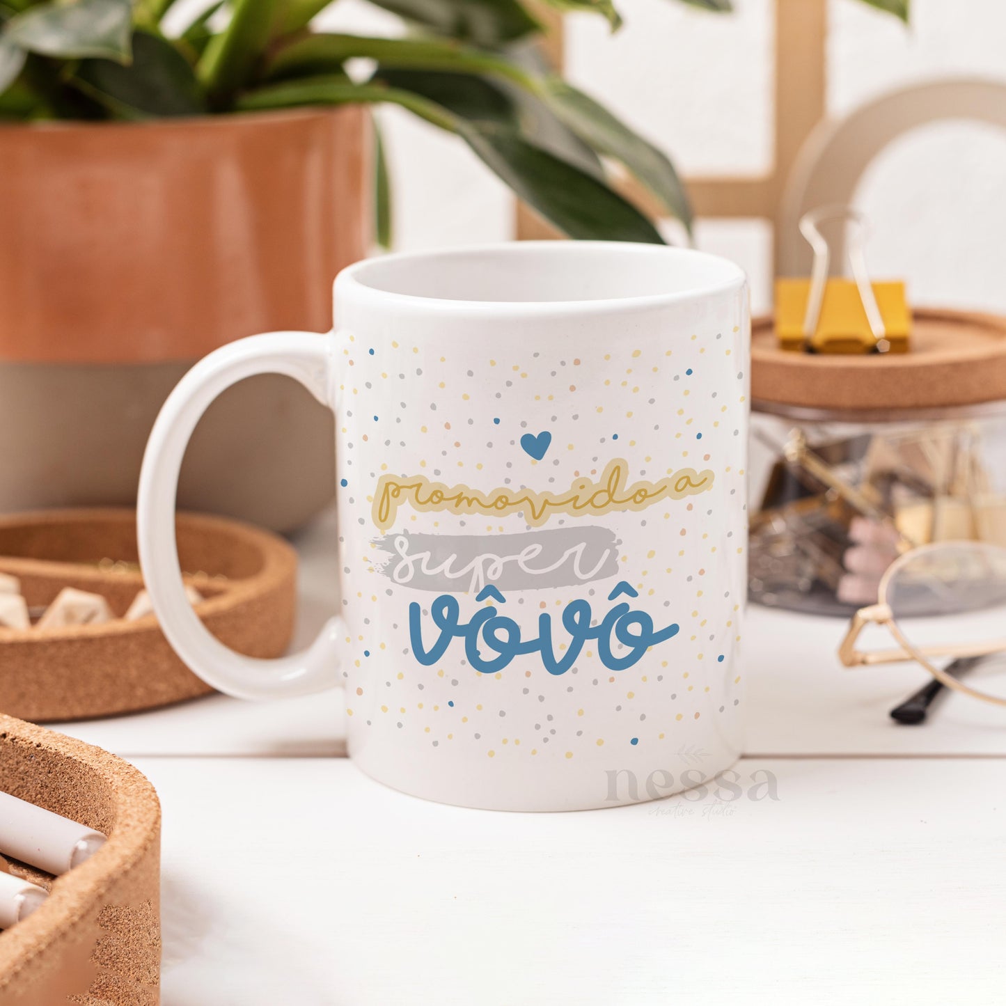 Caneca PROMOVIDA/O VÓVÓ/Ô