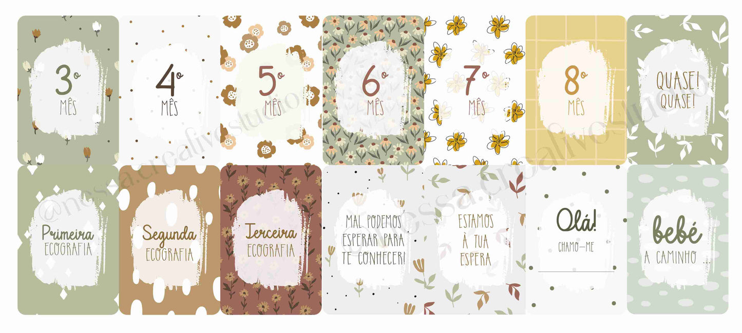 Milestones GRAVIDEZ-FLORAL