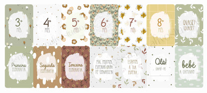 Milestones GRAVIDEZ-FLORAL