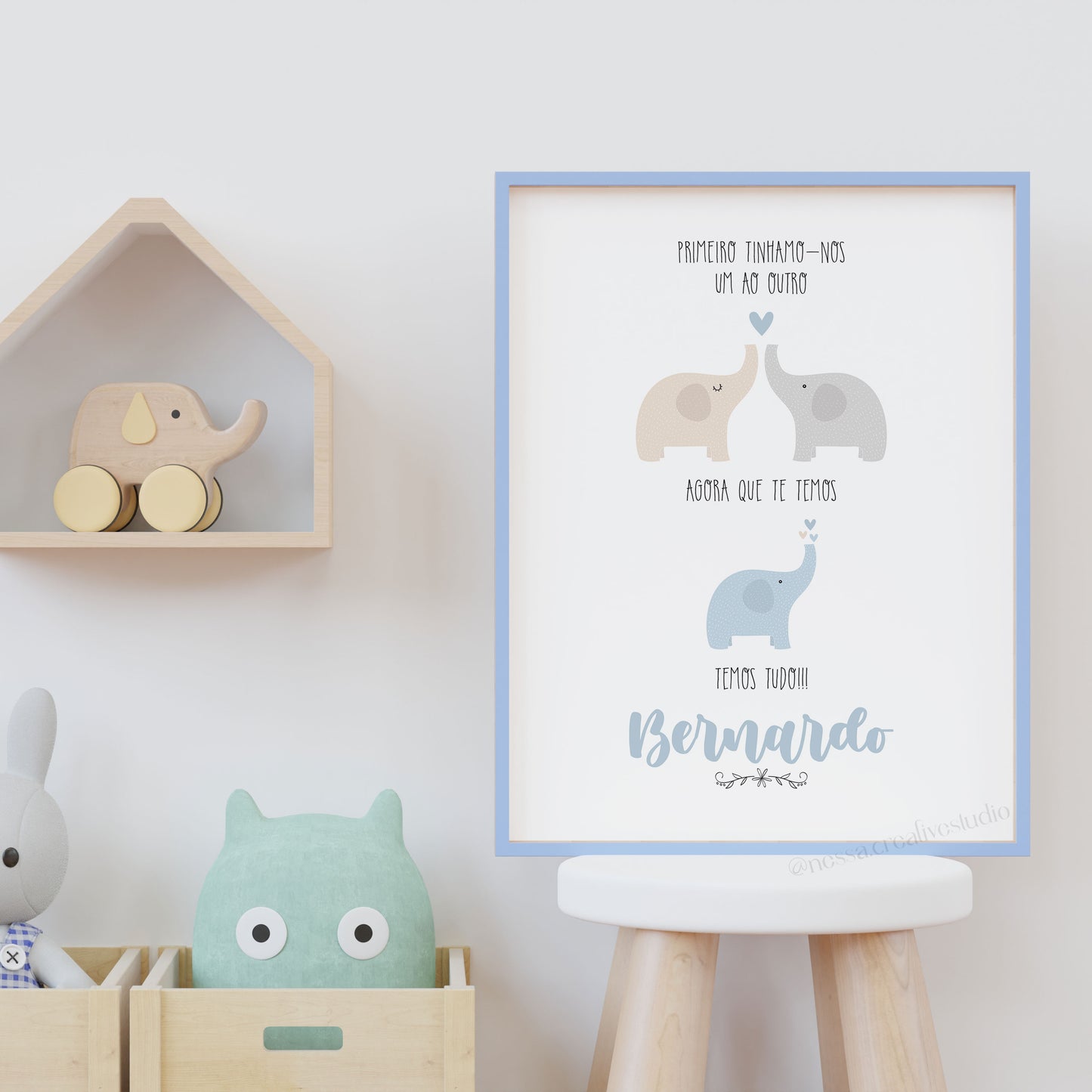 Impressão Elefantes