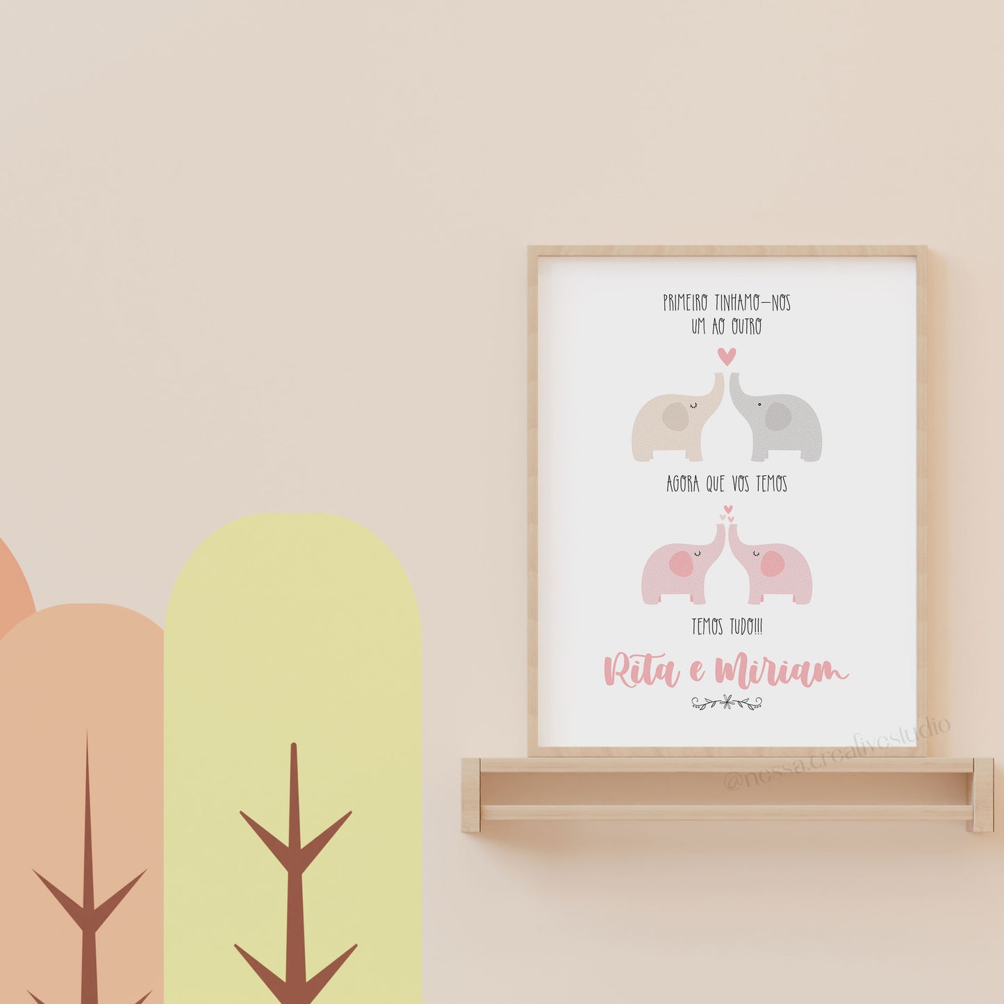 Impressão Elefantes