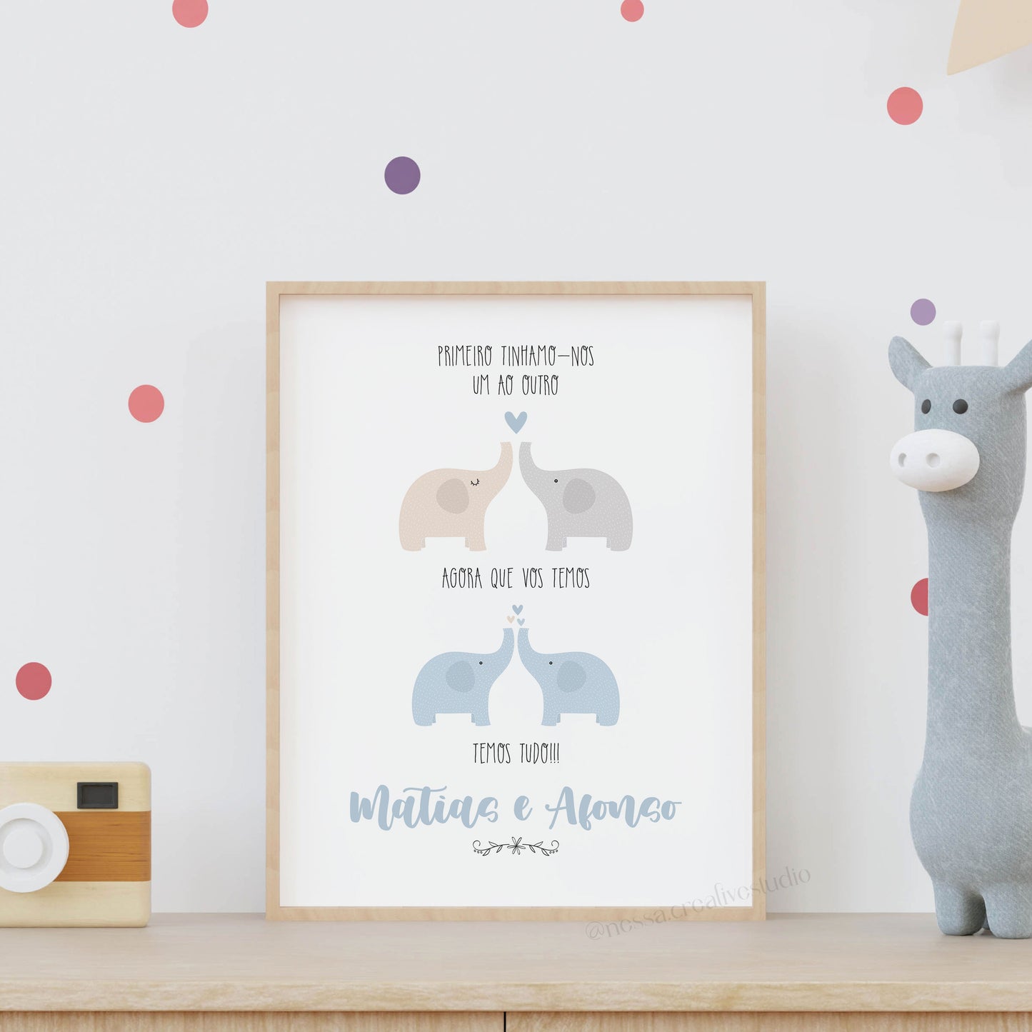 Impressão Elefantes