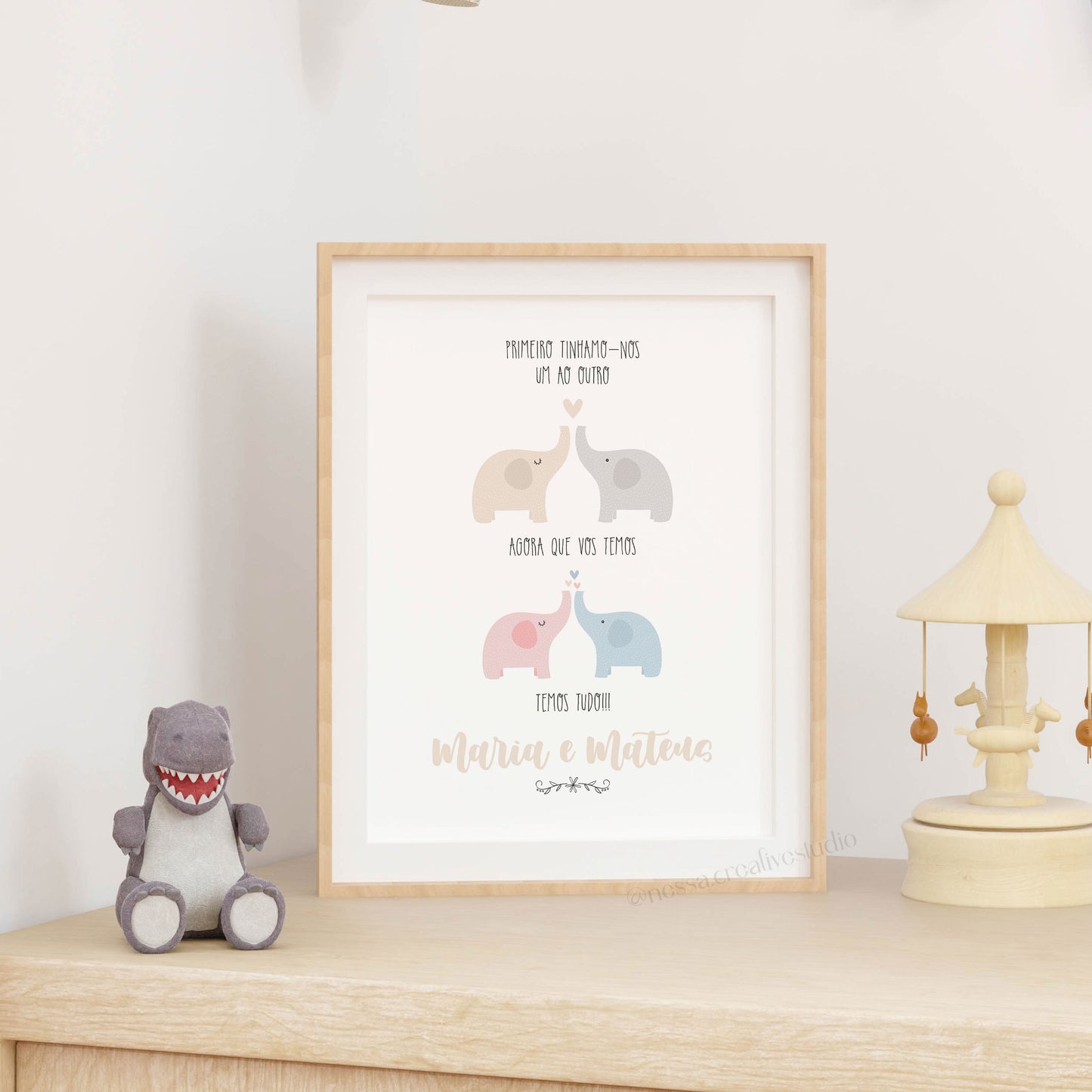 Impressão Elefantes