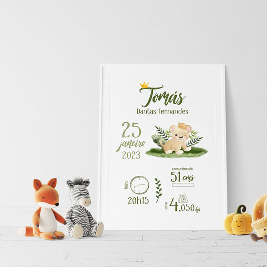 Dados de Nascimento - Leãozinho